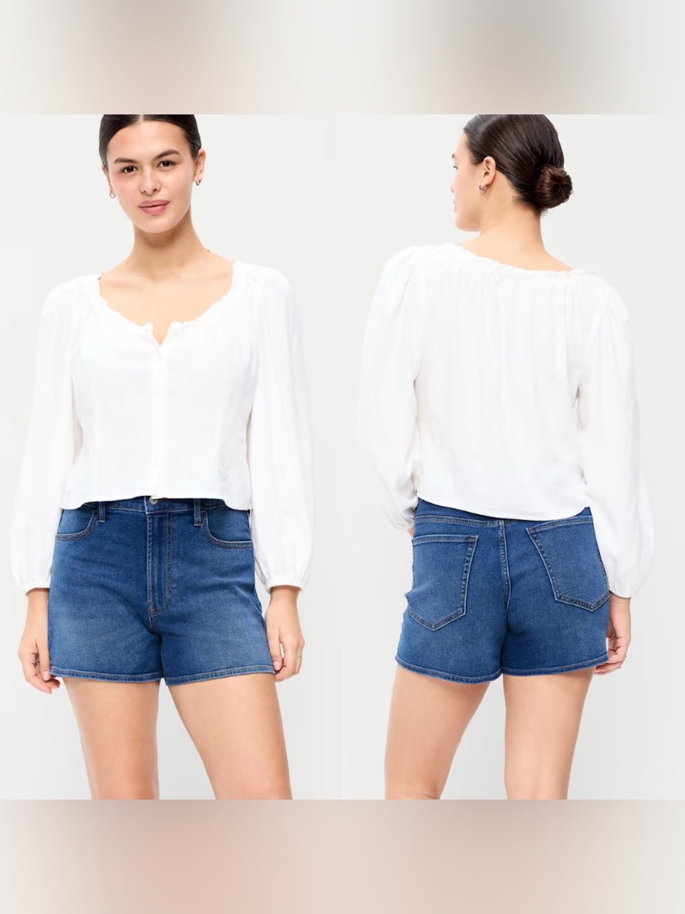 Old Navy High Rise WOW Denim Shorts Women's US Size 12